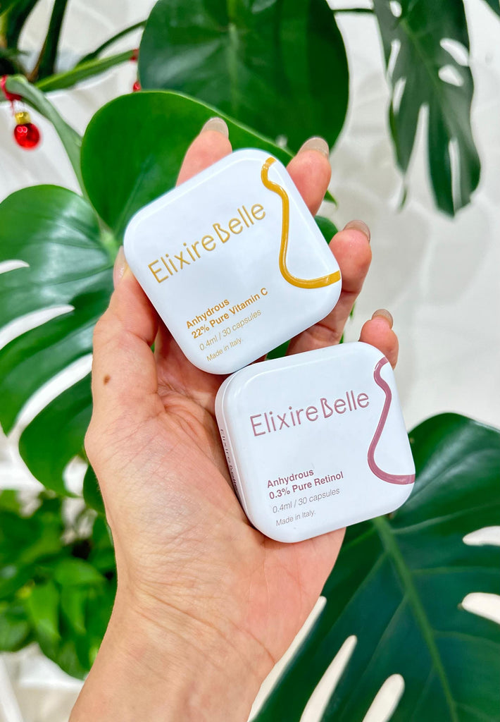 Elixire Belle's Anti-Aging Duo: Retinol & Vitamin C